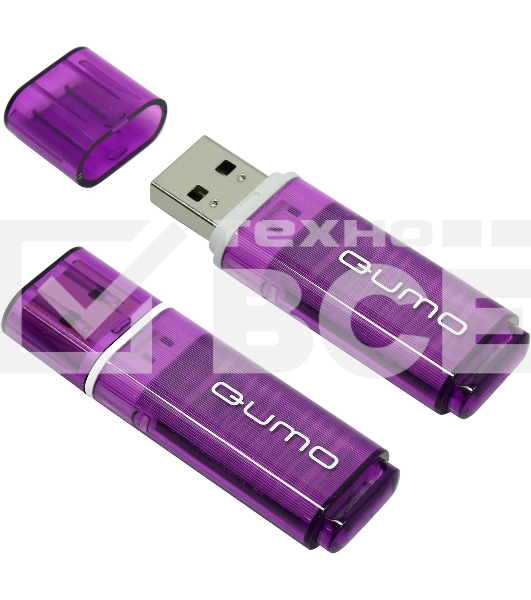 Флэш Диск USB 2.0 QUMO 8GB Optiva 01 Violet QM8GUD-OP1-violet