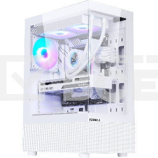 Компьютерный корпус AeroCool / Formula Crystal Z1 PLUS белый без БП ATX 2xUSB2.0 1xUSB3.0 1xUSB3.1 audio bott PSU