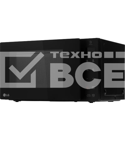 Микроволновая печь LG MW23R35GIB инвертор, черный, 23 л, 1000 Вт, переключатели - сенсор