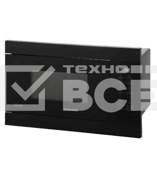 Микроволновая печь встраиваемая Samsung MG22M8054AK/BW чёрный, 22 л, 850 Вт, переключатели - сенсор