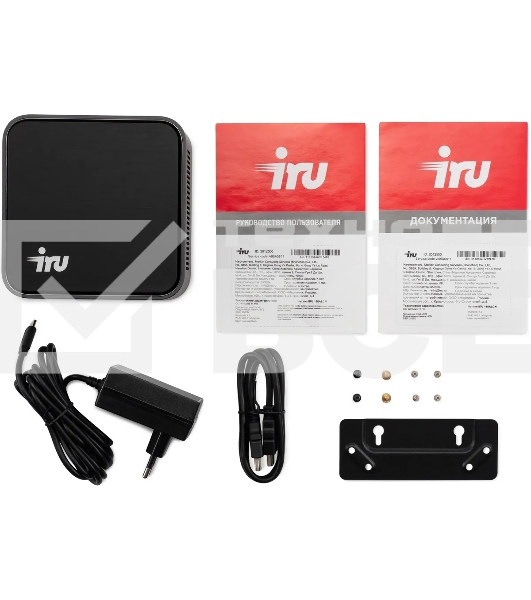 Неттоп IRU 110ALCN N200 (1) 8Gb SSD256Gb UHDG noOS GbitEth WiFi BT черный (2012497)