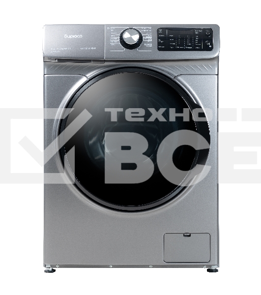 Стиральная машина Бирюса WM-SBM1014/15 M Металлик, загрузка фронтальная 10 кг, 1400 об/мин, класс А+++