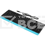 Клавиатура A4Tech Fstyler FK10 проводная, USB, черный/синий, фото4