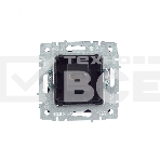 Розетка HDMI IEK BRITE РHDMI-0-БрА алюминий, фото2