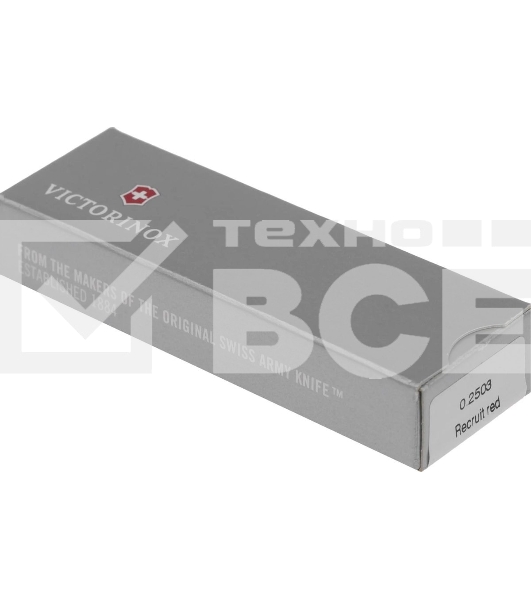 Нож перочинный Victorinox Recruit (0.2503) 84мм 10 функций красный карт.коробка