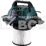 Строительный пылесос Zitrek ZKVC1500-15S серебристый/зеленый, 1500 Вт, уборка сухая, пылесборник контейнер, 15 л, фото4