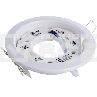 Светильник под лампу Gx53,220V, 13W ЭРА KL35 WH белый