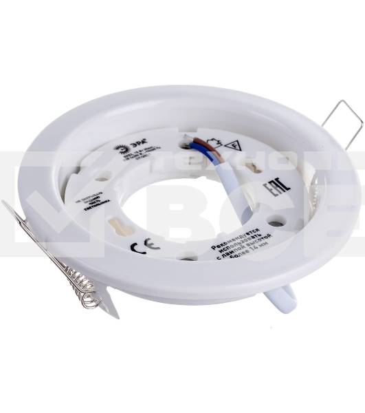 Светильник под лампу Gx53,220V, 13W ЭРА KL35 WH белый