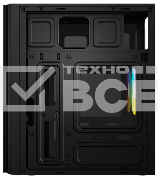 Компьютерный корпус ACD M2-500 mATX, PSU 500W; USB 3.0+USB1.1*2+HD Audio; FAN 3x120 мм