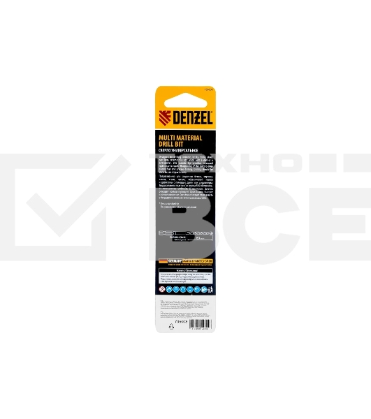 Сверло универсальное Denzel Multi cut, 8 мм