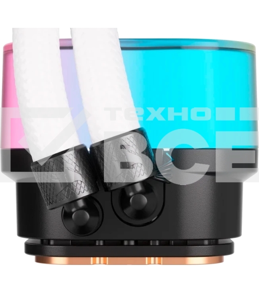 Система жидкостного охлаждения Corsair iCUE LINK H150i RGb (360мм, белый, RGb/Fans: 3x120мм, 63.1CFM, 37dBA, 2400RPM/Rad thickness 27мм/S: 1851, 1700, 1200, 115X, AM5, AM4)