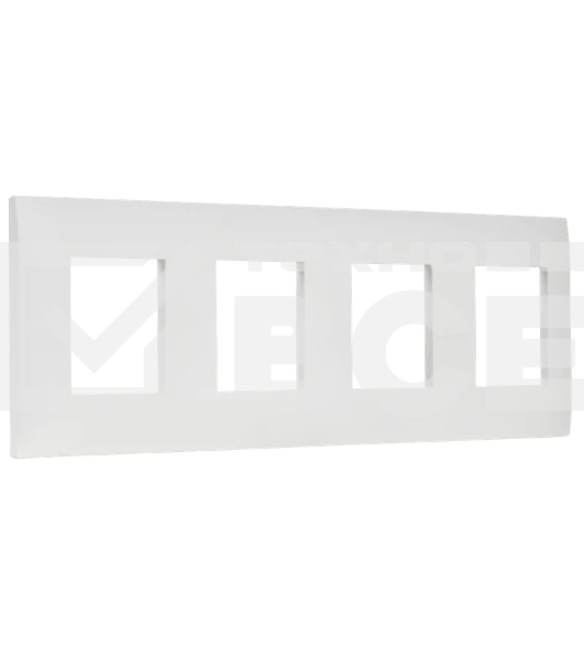 Рамка 4-м SKANDY SK-F04W арктич. бел. IEK SK-M42-K01