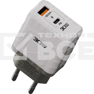 Сетевое зарядное устройство DEFENDER (83230) UPA-132 30W, USB A+C, белый