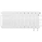 Радиатор биметаллический Royal Thermo Infinity 300 Bianco Traffico VR80 - 10 секц., фото2