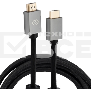 Кабель аудио-видео Digma HDMI (m)/HDMI (m) 3м. феррит.кольца позолоч.конт. черный (D-HDMI-2FF-V2.0-3M)