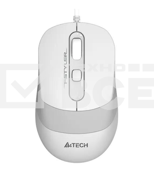 Комплект клавиатура+мышь A4Tech FStyler F1010 проводной, USB, 1600 DPI, белый/серый