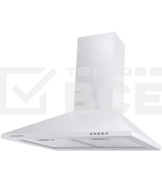 Вытяжка купольная Maunfeld Cork 60, белый, 60 см, 620 куб. м/ч, 47 дБ