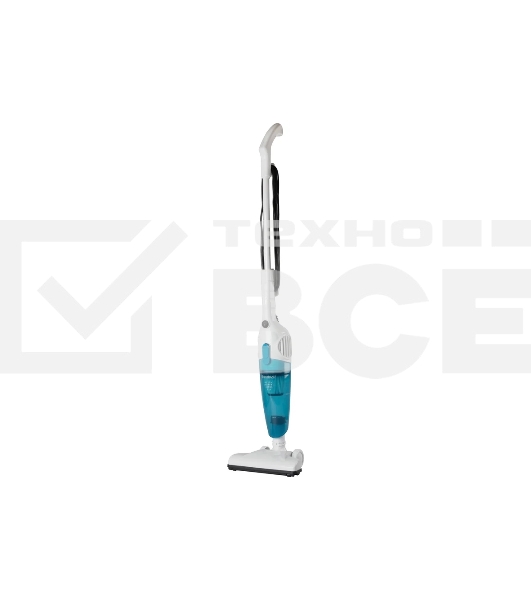 Пылесос вертикальный Endever SkyClean VC-278 белый/голубой, питание от сети, 130 Вт, уборка сухая, пылесборник 1.2 л