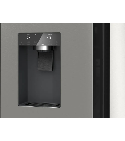 Холодильник Bosch KFI96APEA нержавеющая сталь трехкамерный 375/199л морозилка снизу, No Frost, Side by Side