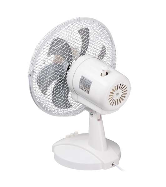 Вентилятор Scarlett SC-DF111S20 белый, настольный, 40 Вт, 2 скорости, 22.5 см