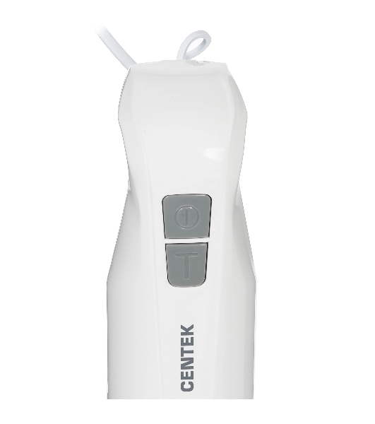 Блендер погружной Centek CT-1343 белый, 600 Вт, 2 скорости, турбо