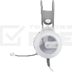 Наушники с микрофоном Оклик HS-L300G White белый 2.2м мониторные USB оголовье (1796952), фото6
