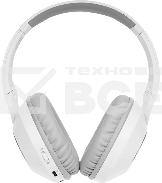 Наушники накладные A4Tech 2Drumtek BH300 белый/серый беспроводные bluetooth оголовье (BH300 GRAYISH WHITE)