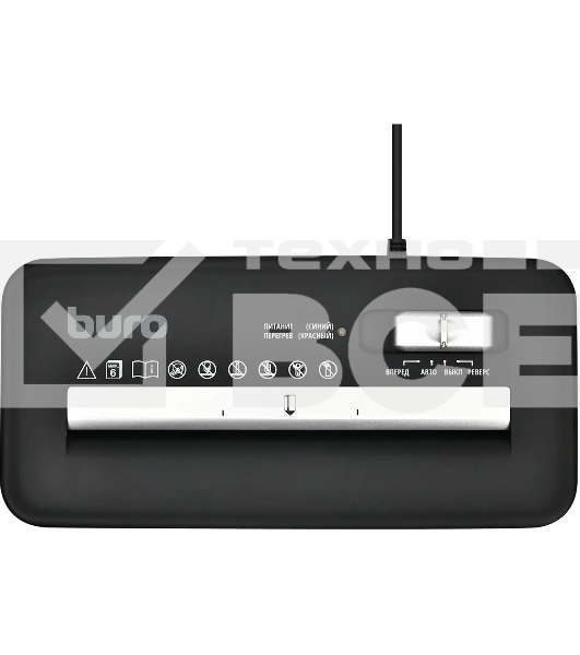 Шредер Buro Home BU-S600 (секр.Р-1) ленты 6лист. 10лтр. пл.карты