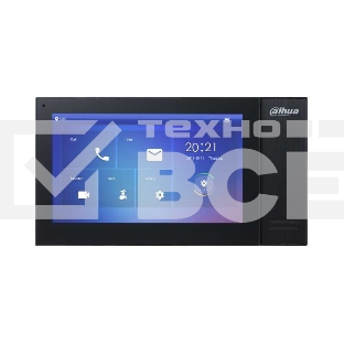 Видеодомофон Dahua DH-VTH2421FB-P черный
