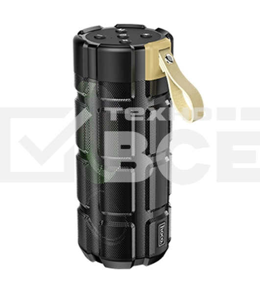 Портативная колонка HOCO HC7 черный LED подсветка