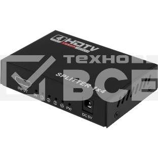 Сплиттер аудио-видео Premier 5-872-4 HDMI (f)/4xHDMI (f) черный
