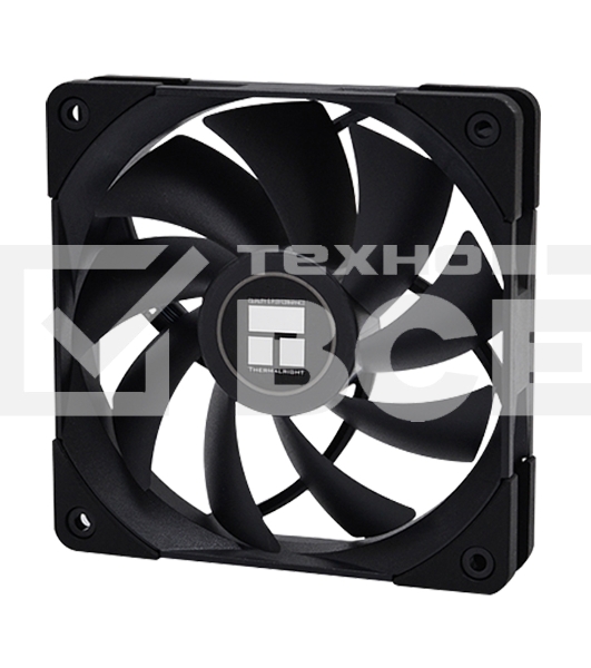 Вентилятор для корпуса Thermalright TL-C12-B черный, 120 мм, 1500 об/мин, 25.6 дБ, 4 pin