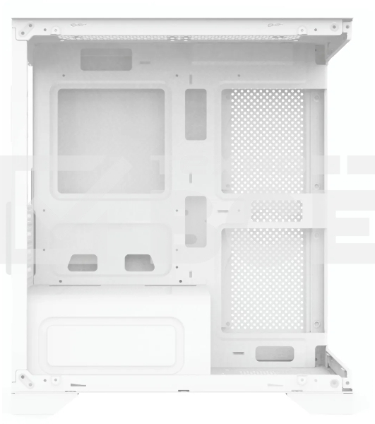 Компьютерный корпус Bloody BD-CC103 белый без БП mATX 7x120mm 1xUSB2.0 1xUSB3.0 audio bott PSU