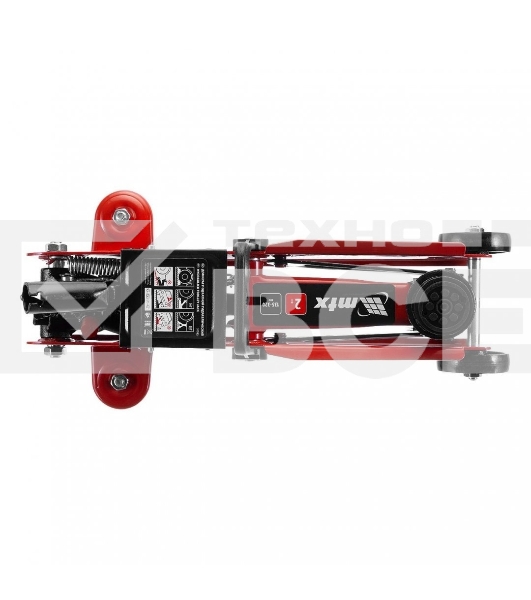 Домкрат гидравлический подкатной MTX, 2т, 135-320 мм, в пласт. кейсе 51083