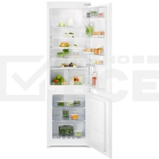 Встраиваемый холодильник Electrolux ENT6NE18S белый, 2-хкамерн., 195/62 л., морозилка снизу, No Frost