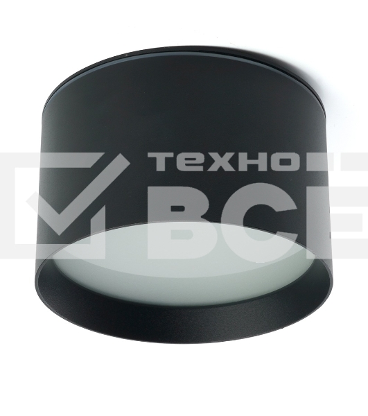 Светильник FERON HL373 ДПО-25w GX70 без лампы IP44 черный
