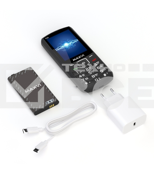 Мобильный телефон Maxvi P33 черный