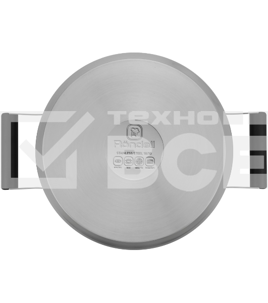 Кастрюля Rondell Bayoneta RDS-1807 3.1л. d=20см (с крышкой) стальной