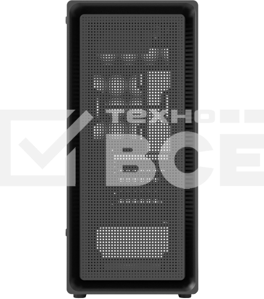 Компьютерный корпус Bloody BD-CC118 черный без БП mATX 8x120mm 2xUSB2.0 1xUSB3.0 audio bott PSU
