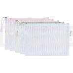 Папка на молнии ZIP Deli Colorful EF281 A5 ПВХ 0.23мм ассорти цвет молнии ассорти, фото 1