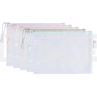Папка на молнии ZIP Deli Colorful EF281 A5 ПВХ 0.23мм ассорти цвет молнии ассорти