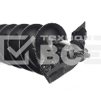 Шнек двухзаходный D 100B для грунта к бензобуру со сменными ножами, диаметр 100мм длина 800мм, фото2