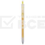 Ручка гелевая Deli Delight EG118-YL прозрачный, желтые чернила, линия 0.5мм, фото2