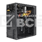 Компьютерный корпус Minitower ExeGate mEVO-9301-EVO800 (mATX, БП EVO800RGb с вент. 12см, с окном, 2хUSB+1хUSB 3.0, HD аудио, черный, с RGb подсветкой), фото4