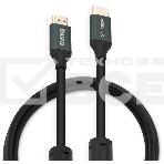 Кабель аудио-видео Buro HDMI (m)/HDMI (m) 1м. феррит.кольца Позолоченные контакты черный (BHP-HDMI-2.1-1G), фото3