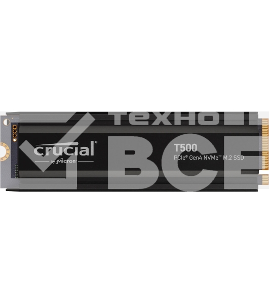 Накопитель SSD Crucial T500 1Tb PCIe Gen4 NVMe M.2 SSD with heatsink CT1000T500SSD5
