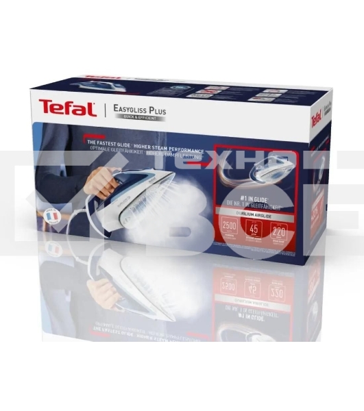 Утюг Tefal FV5736E0 2500Вт, 220г, синий