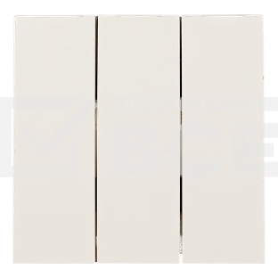 Выключатель 3-кл. LEZARD СП ZIMA IP20 10А безвинт. зажим, слон. кость 704-9088-109QC