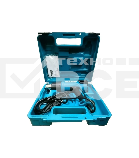 Фен Makita HG 6031 VK 1800Вт 250-500л/мин с регулировкой, с насадками, кейс