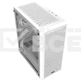 Корпус без блока питания Raijintek ARCADIA 41, Midi-Tower, TG, 1x120мм, 2xUSB-A 3.0 + 1xUSB-C, ATX, mATX, mITX White
